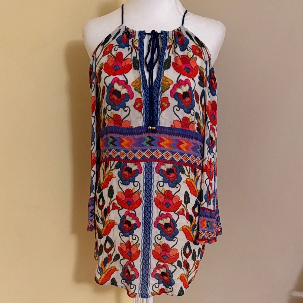 Nanette Lepore Multicolor Floral Blouse